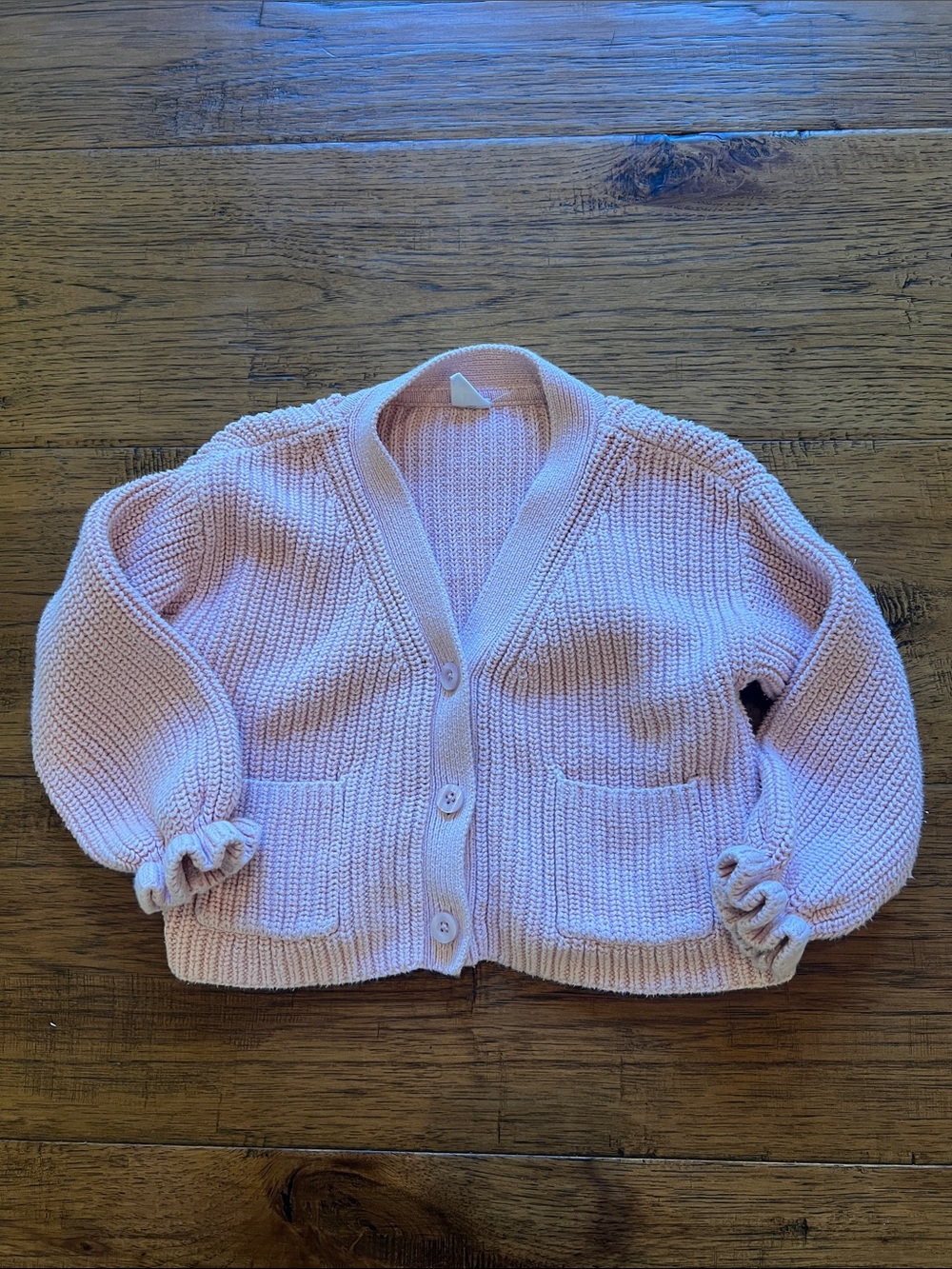 GAP Kids Knit Cardigan in Soft Pink